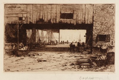 Poissonneries--Intérieur - Charles A. Platt