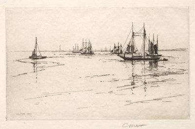 Buttermilk Channel, New York, 1889 - Charles Adams Platt