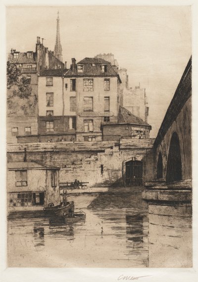 Quai des Orfèvres, Paris, 1886 - Charles Adams Platt