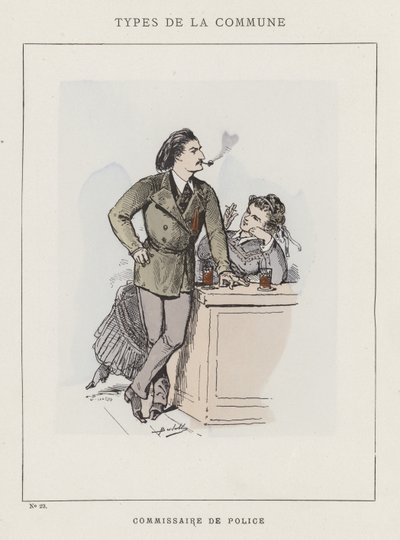Commissaire de police - Charles Albert d Arnoux Bertall