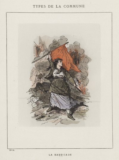 La Barricade - Charles Albert d Arnoux Bertall