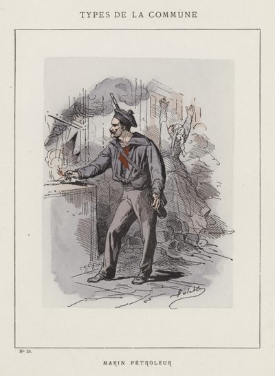 Marin pétrolier - Charles Albert d Arnoux Bertall