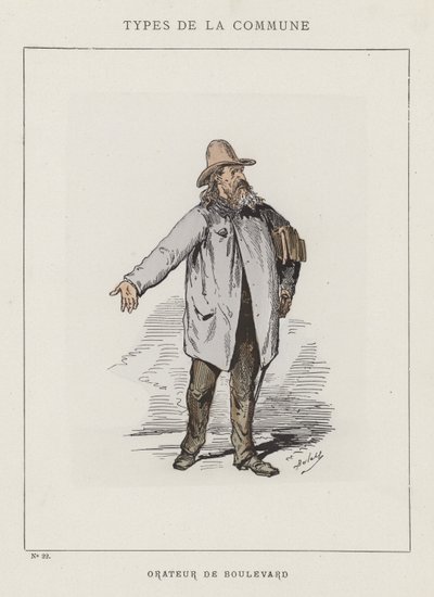 Orateur de Boulevard - Charles Albert d Arnoux Bertall