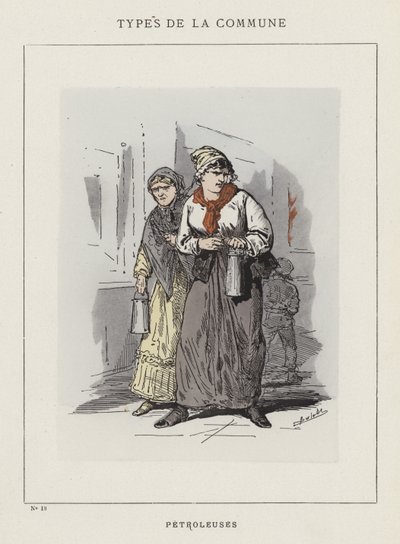 Pétroleuses - Charles Albert d Arnoux Bertall