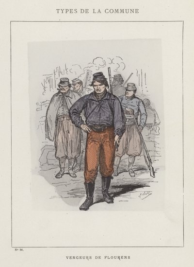 Vengeurs de Flourens - Charles Albert d Arnoux Bertall