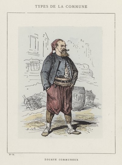 Zouave Communeux - Charles Albert d Arnoux Bertall
