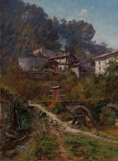 À Sassenage. Les réservoirs de Sassenage - Charles Alexandre Bertier