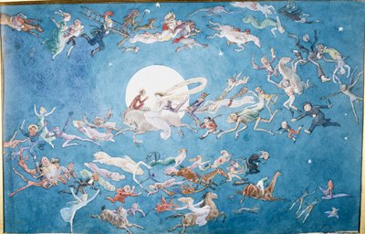 Une Danse autour de la Lune - Charles Altamont Doyle