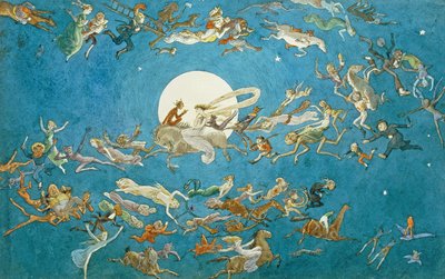 Une danse autour de la lune - Charles Altamont Doyle