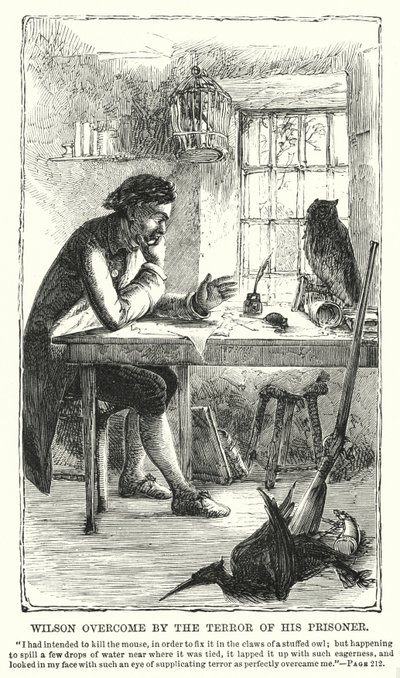 Wilson terrassé par la terreur de son prisonnier - Charles Altamont Doyle