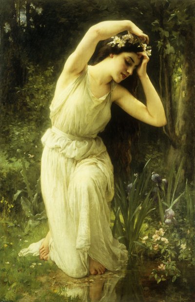 Une nymphe dans la forêt - Charles Amable Lenoir