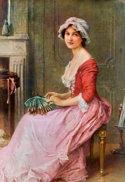 La couturière, fin du 19e ou début du 20e siècle - Charles Amable Lenoir