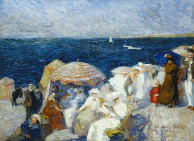Sur la plage, Dieppe, 1907 - Charles Andre Fridit