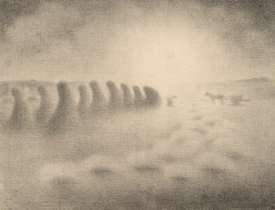 Fin de la récolte, années 1890 - Charles Angrand
