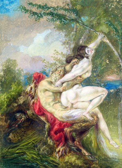 Jupiter et Antiope, de Histoire Universelle - Charles Antoine (attr. to) Coypel