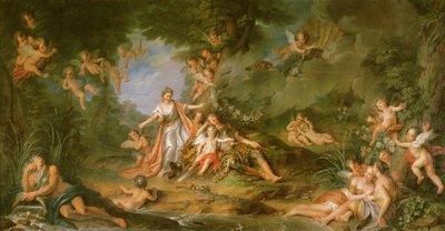 Armide souhaitant frapper Renaud, 1741 - Charles Antoine Coypel