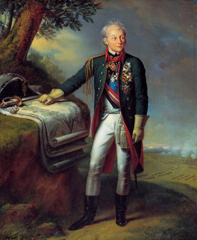 Maréchal généralissime prince Alexandre Souvorov, soldat russe, 1815 - Charles Auguste Guillaume Steuben