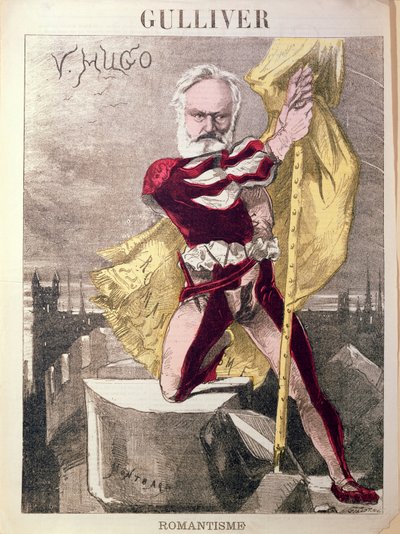 Caricature de Victor Hugo (1802-85) de 