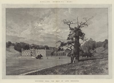 Donington Hall, la Résidence de Lord Donington - Charles Auguste Loye