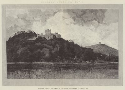 Château de Dunster, résidence de M. Hugh Courtenay Luttrell, MP - Charles Auguste Loye
