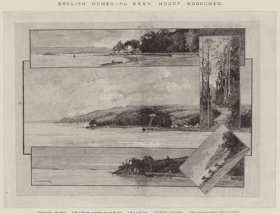 Maisons anglaises, Mount Edgcumbe - Charles Auguste Loye