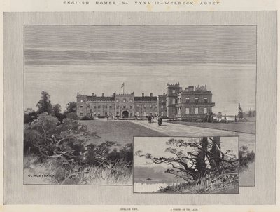 Maisons anglaises, abbaye de Welbeck - Charles Auguste Loye