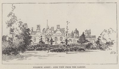 Maisons anglaises, Abbaye de Welbeck - Charles Auguste Loye