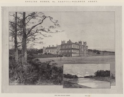 Maisons Anglaises, Abbaye de Welbeck - Charles Auguste Loye