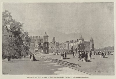 Hatfield, le siège du marquis de Salisbury, visité par l