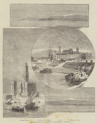 Le tremblement de terre en Espagne, vues des lieux où il a été ressenti - Charles Auguste Loye