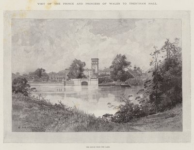 Visite du prince et de la princesse de Galles à Trentham Hall - Charles Auguste Loye