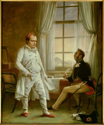 Napoléon Ier dictant ses mémoires au général Gourgaud - Charles Auguste Steuben