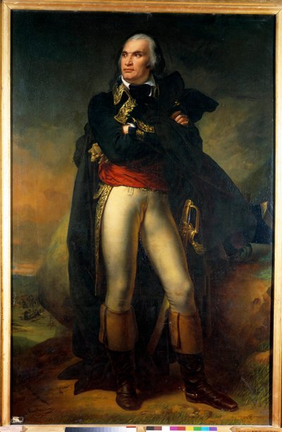 Portrait en pied de Charles Pichegru (1761-1804), Général en Chef des Armées du Nord, Sambre et Meuse, Rhin et Moselle - Charles Auguste Steuben