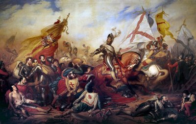 Guerres de religion (1562-1598): le roi Henri IV de France (1553-1610) à la bataille d