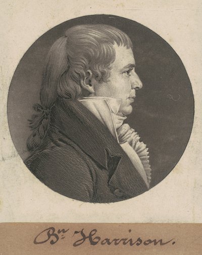 Benjamin Harrison - Charles B. J. Févret de Saint Mémin