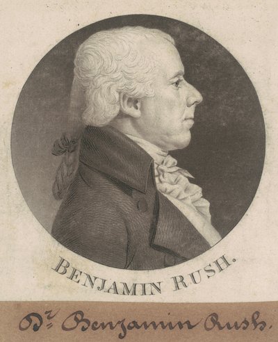Benjamin Rush - Charles B. J. Févret de Saint Mémin