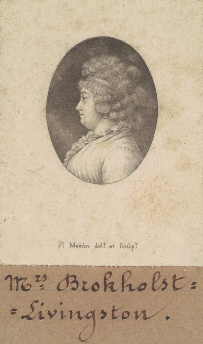 Catherine Keteltas Livingston - Charles B. J. Févret de Saint Mémin