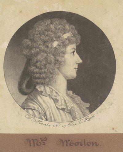 Cornelia Schuyler Morton - Charles B. J. Févret de Saint Mémin