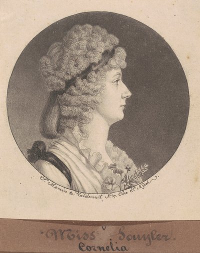 Cornelia Schuyler Morton - Charles B. J. Févret de Saint Mémin
