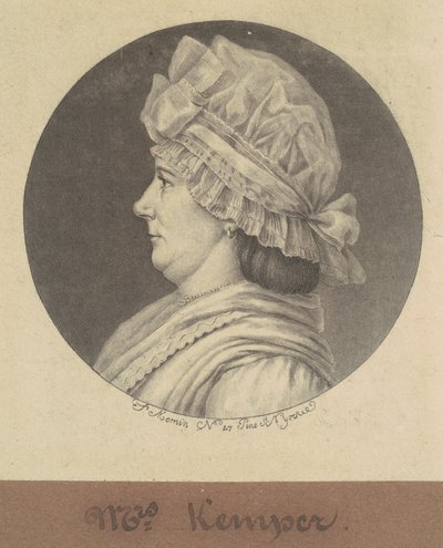 Elizabeth Marius Kemper - Charles B. J. Févret de Saint Mémin