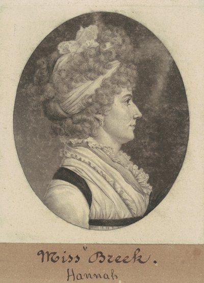 Hannah Breck - Charles B. J. Févret de Saint Mémin