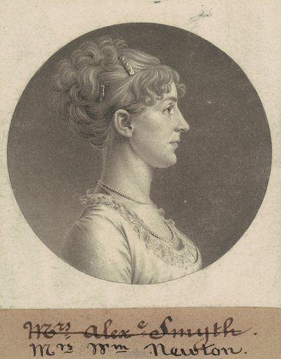 Jane Barr Stuart Newton - Charles B. J. Févret de Saint Mémin