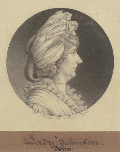 Lady Mary Watts Johnson - Charles B. J. Févret de Saint Mémin
