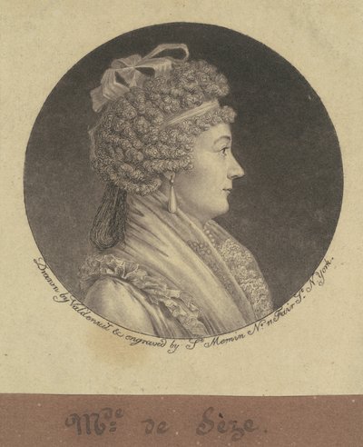 Madame Jean de Sèze - Charles B. J. Févret de Saint Mémin