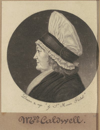 Martha Round Caldwell - Charles B. J. Févret de Saint Mémin