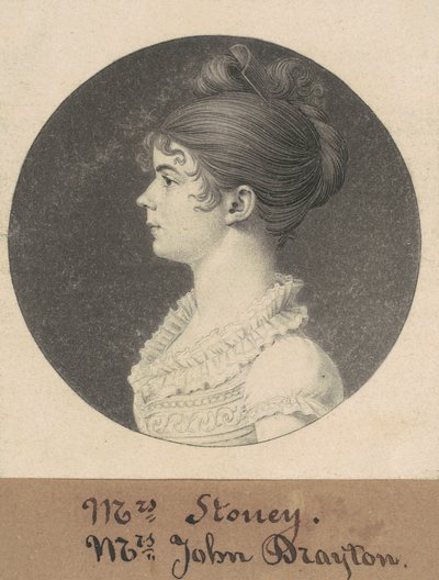 Mme William Drayton - Charles B. J. Févret de Saint Mémin