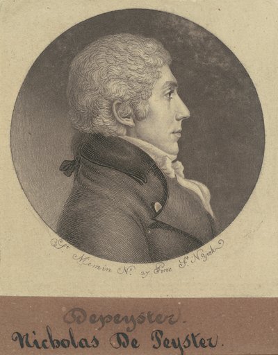 Nicholas de Peyster, Jr. - Charles B. J. Févret de Saint Mémin