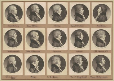 Collection de portraits de Saint-Mémin, Groupe 14 - Charles B. J. Févret de Saint Mémin