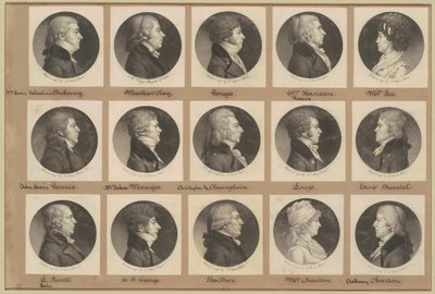 Collection de portraits de Saint-Mémin, Groupe 15 - Charles B. J. Févret de Saint Mémin