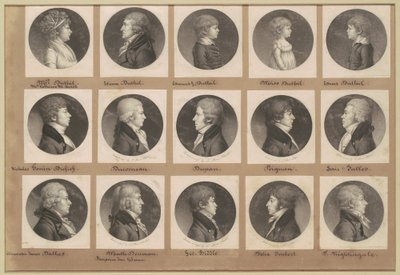 Collection de portraits de Saint-Mémin, groupe 19 - Charles B. J. Févret de Saint Mémin